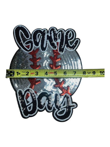 Baseball Game  Day  Day  Iron on patch