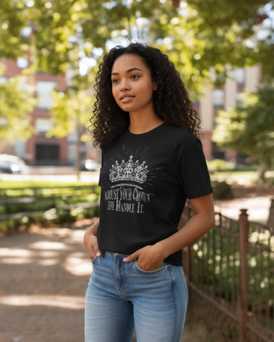 Graphic Tee Adjust your crown