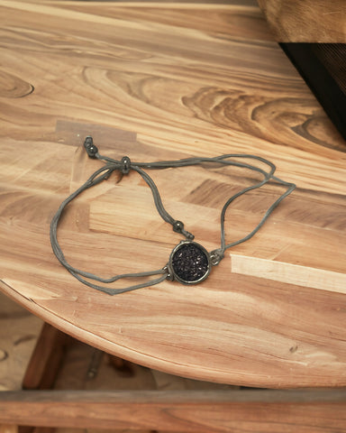 Tan druzy bracelet