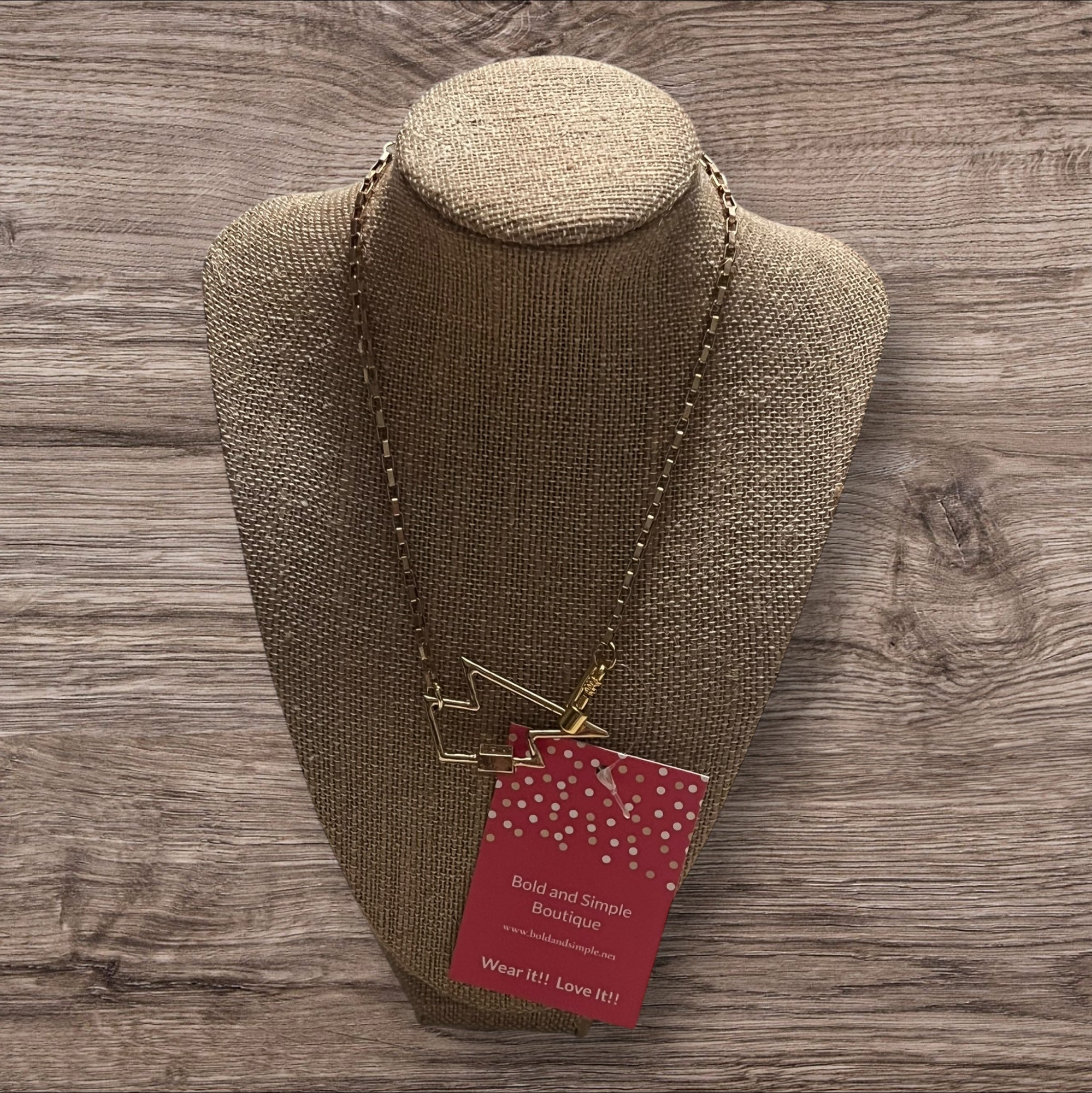 Lightning gold chain
