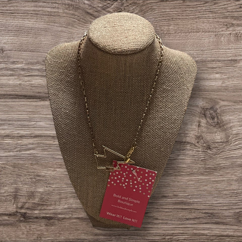 Lightning gold chain
