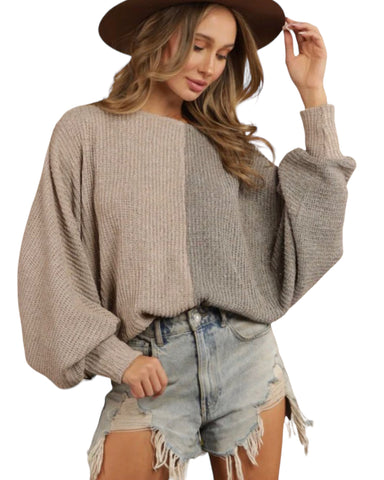 Color Block Sweater