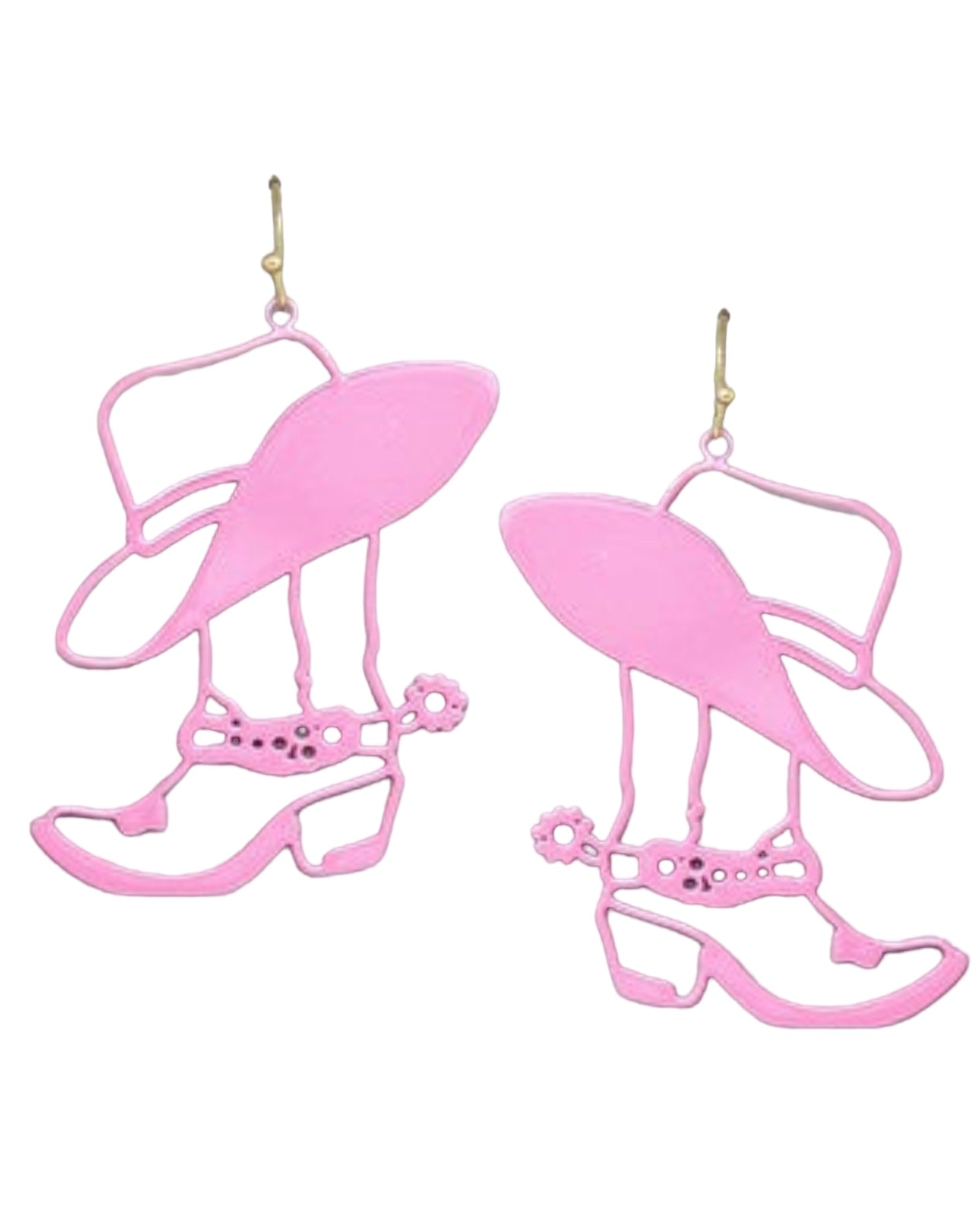 Cowgirl boots earrings