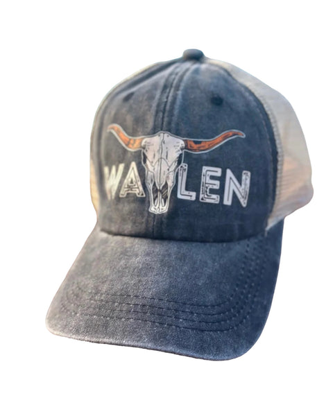 Wallen Steer Skull Trucker Hat