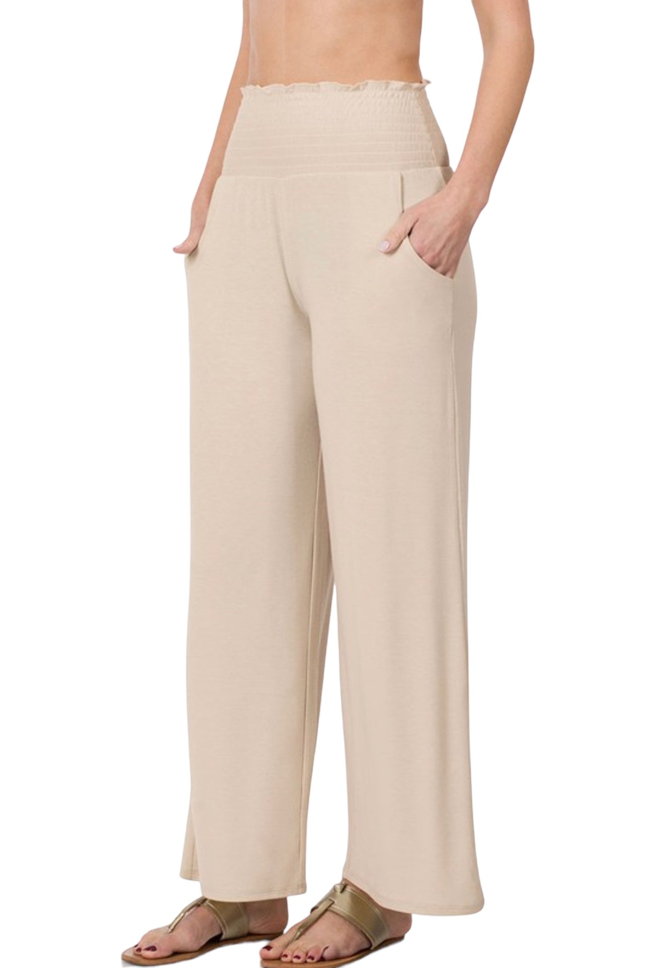 Wide leg flare lounge pants