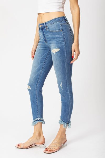 Gemma Mid Rise Ankle Skinny 7320M