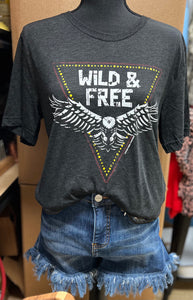 Graphic Tee- Wild & Free