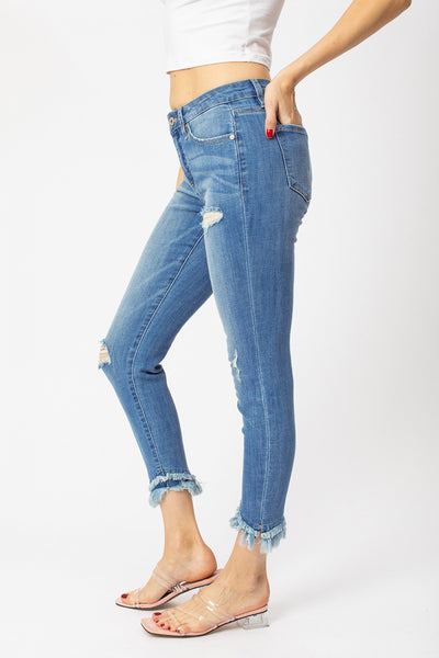 Gemma Mid Rise Ankle Skinny 7320M