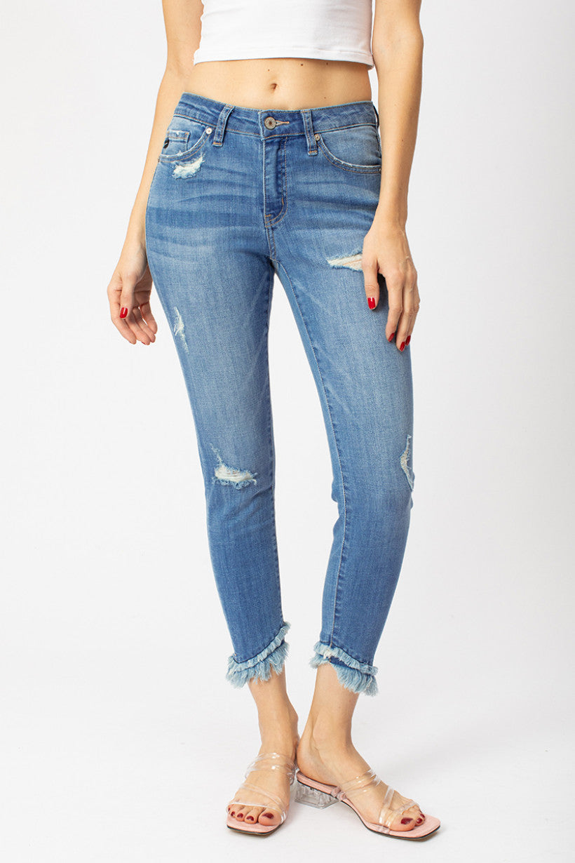 Gemma Mid Rise Ankle Skinny 7320M