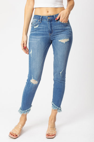 Gemma Mid Rise Ankle Skinny 7320M