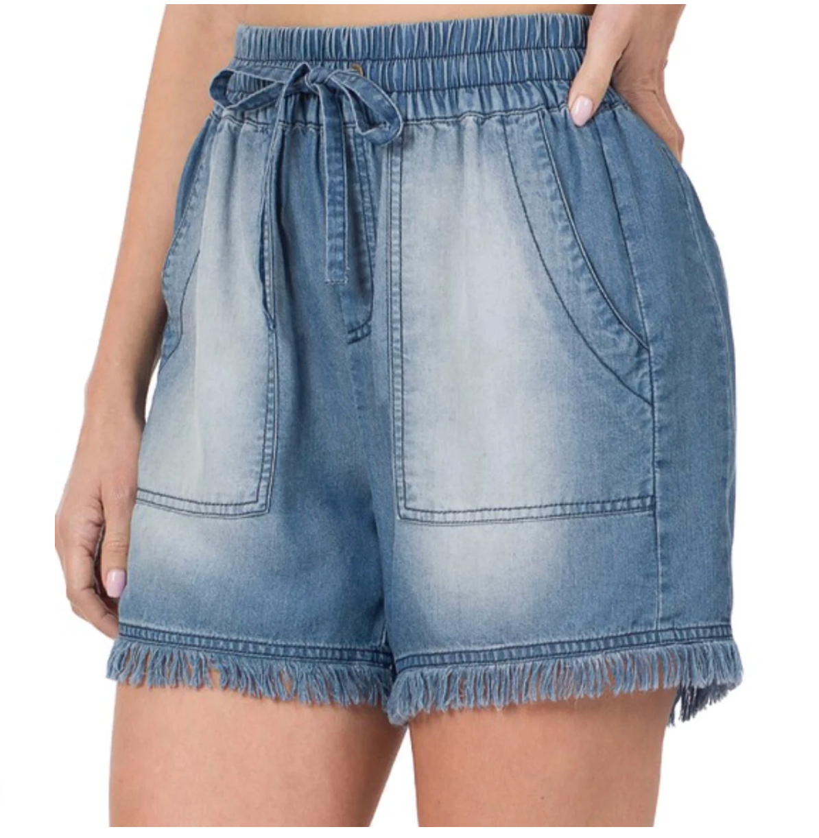 Light Denim Marianne Shorts