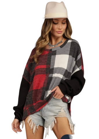 Plaid light Sweatshirt