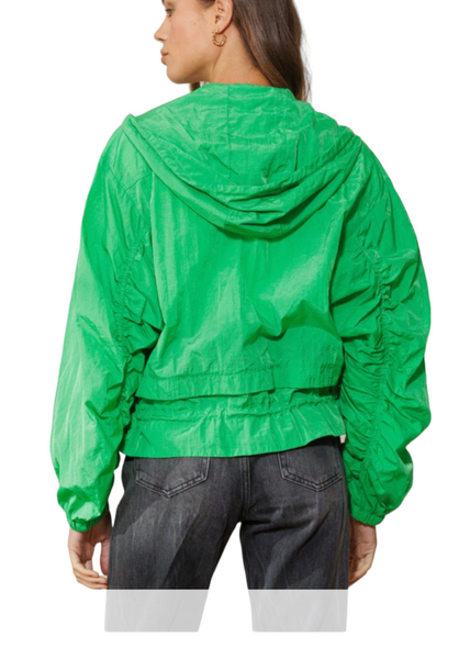 Oversized lightweight rain jacket