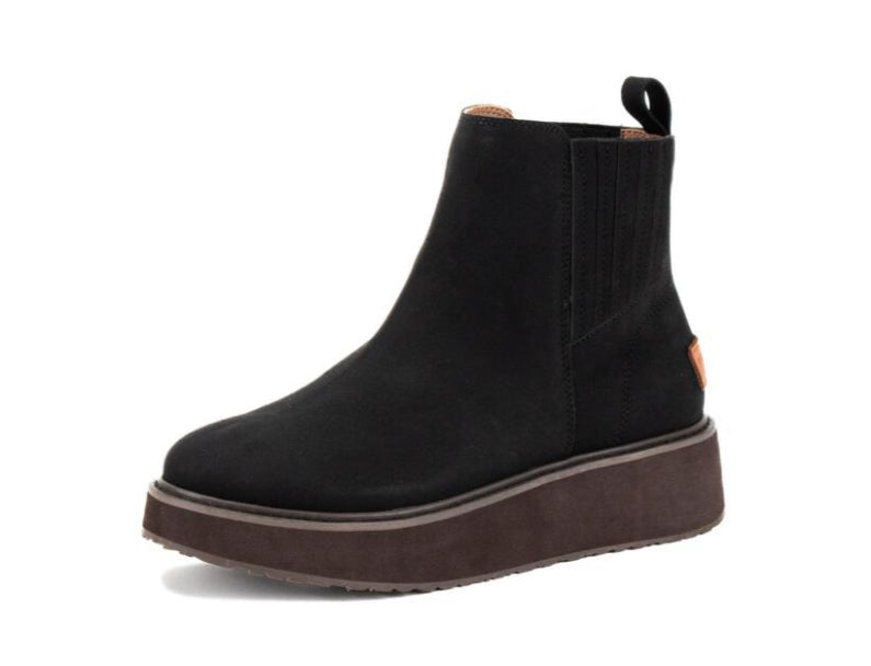 Klinton Chelsea Black Boots