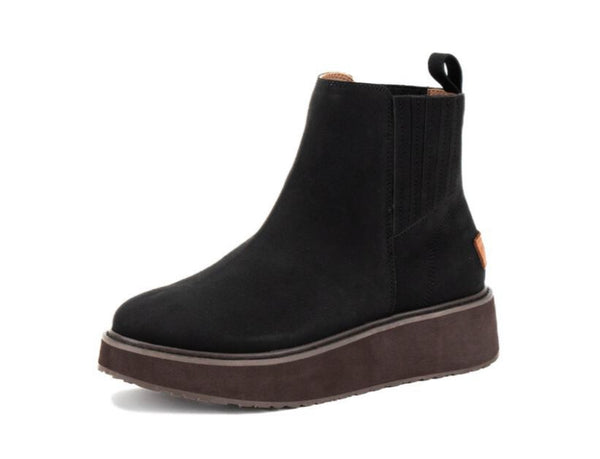 Klinton Chelsea Black Boots