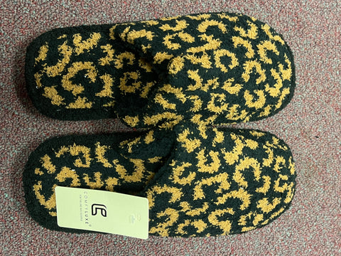 Comfy Luxe Animal Print House Shoes