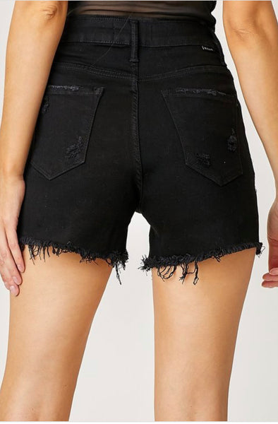 High Rise Rhinestone Shorts