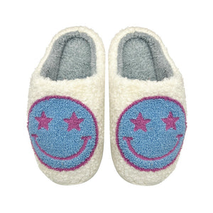 Smiley face Star eyes Slippers