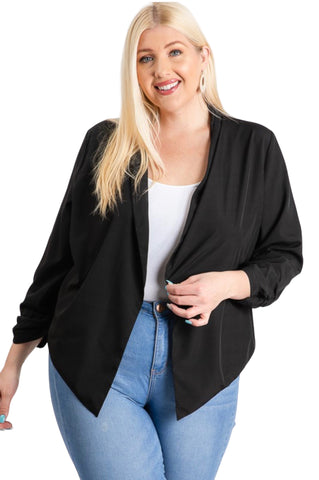 Plus Size Lightweight Blazer