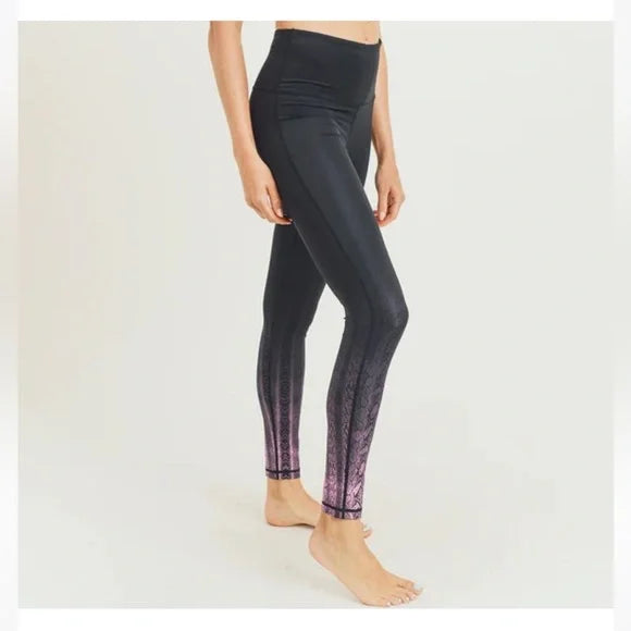 Mono B snake ombre tip high waist leggings