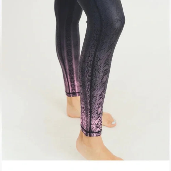 Mono B snake ombre tip high waist leggings